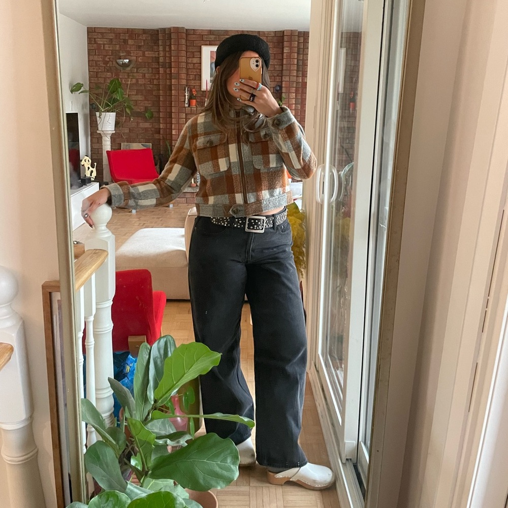 Forever 21 Wooly Plaid Jacket